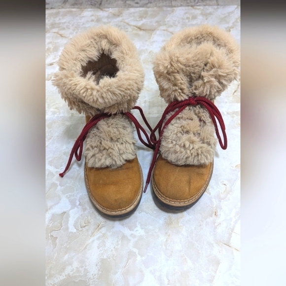 INC International Womanns Concepts Faux Fur Winter Boots Size 6.5M - Picture 11 of 12